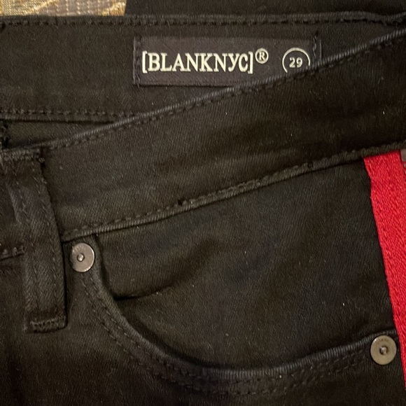 Super Sexy Black Stretch, Skinny Leg BlankNYC Jeans. - Picture 2 of 7